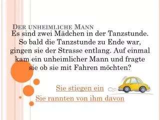 der unheimliche mann