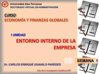 curso econom a y finanzas globales