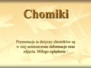 chomiki
