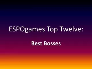 ESPOgames Top Twelve: