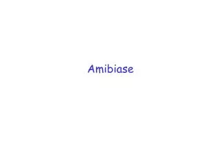 amibiase