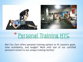 NYC Personal Trainer