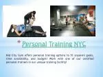 NYC Personal Trainer - slide 1
