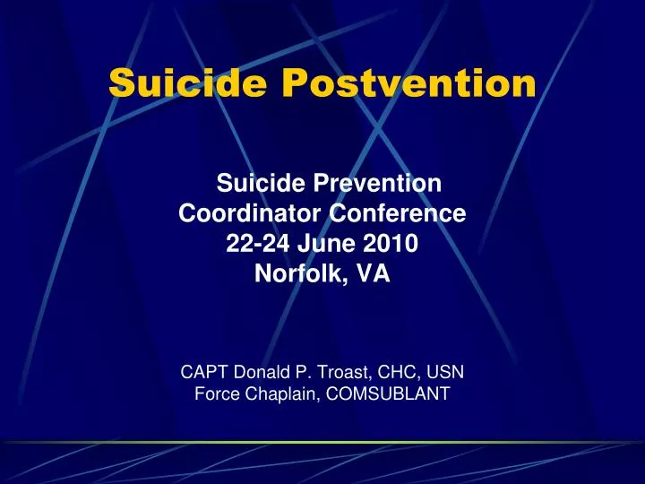 suicide postvention