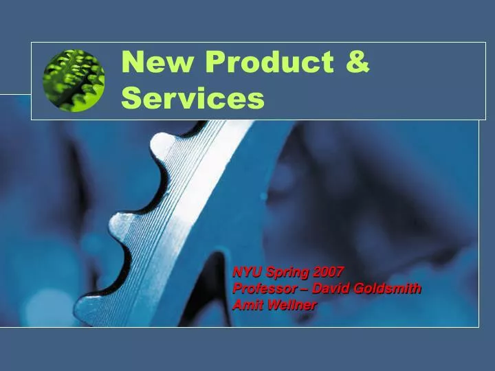 new product services