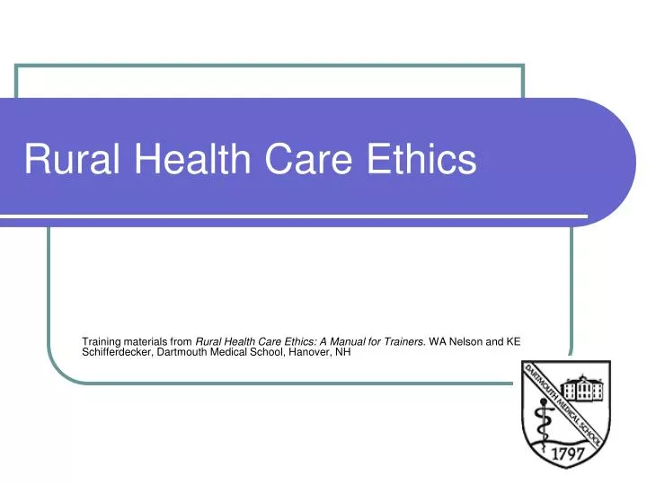 rural health care ethics
