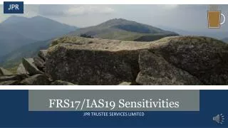 FRS17/IAS19 Sensitivities