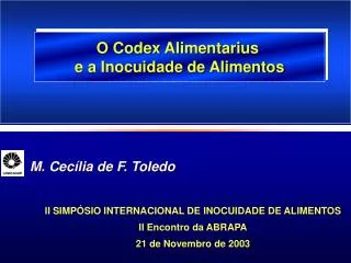 m cec lia de f toledo