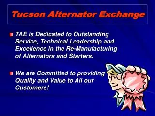 Tucson Alternator Exchange