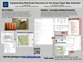 Implementing Web-Scale Discovery for the Ansari Paper Map Collection