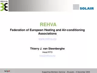 Federation of European Heating and Air-conditioning Associations rehva.eu