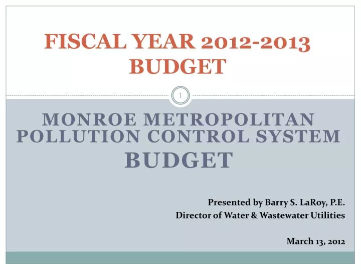 fiscal year 2012 2013 budget