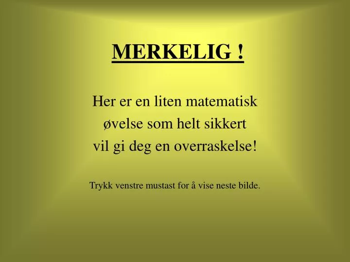 merkelig