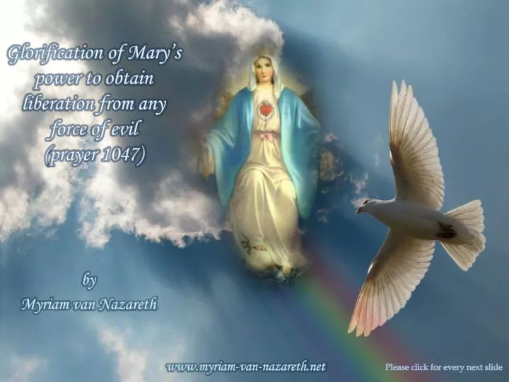 glorification of mary s power to obtain liberation from any force of evil prayer 1047