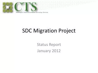 SDC Migration Project