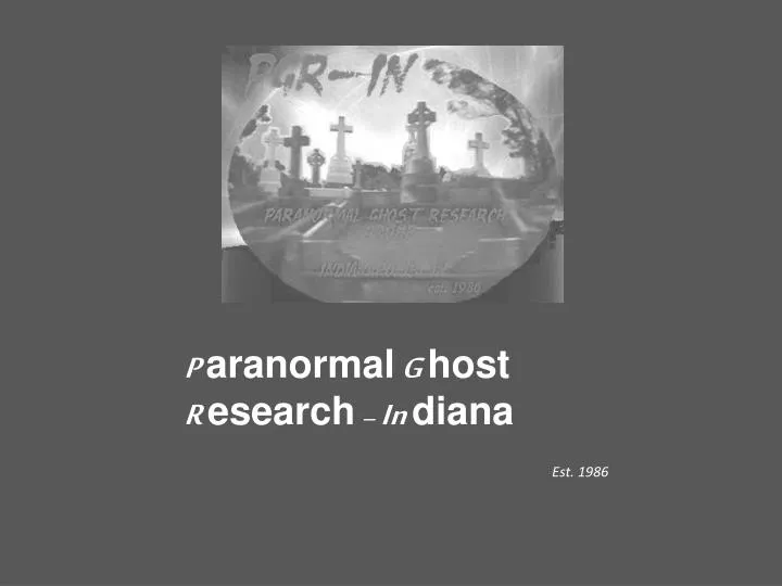 p aranormal g host r esearch in diana