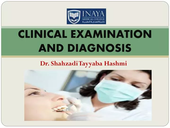 clinical examination and diagnosis