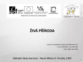 z kladn kola karvin nov m sto t dru by 1383