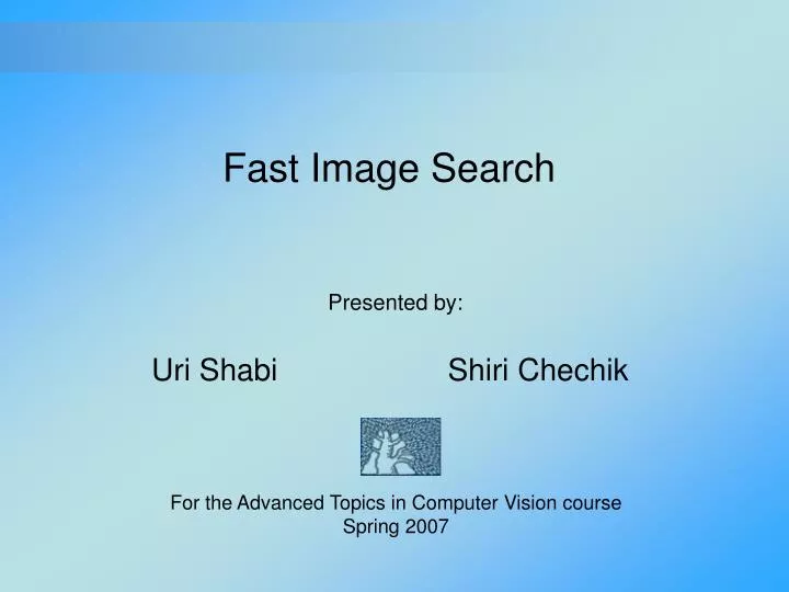 fast image search