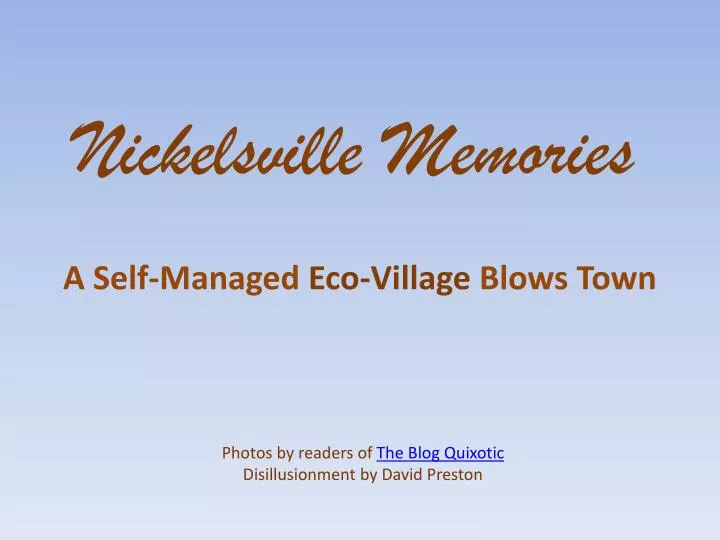 nickelsville memories
