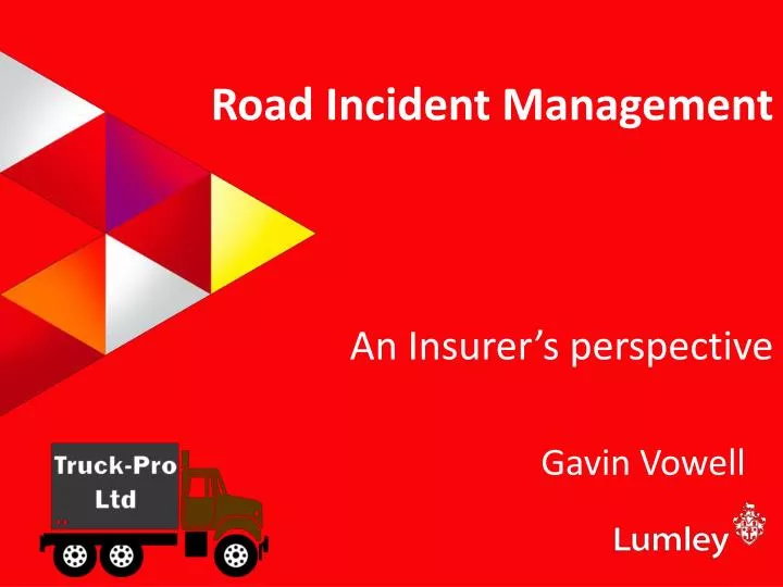road incident management an insurer s perspective