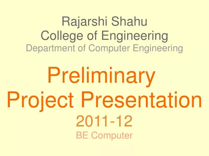 rajarshi shahu college of engineering department of computer engineering