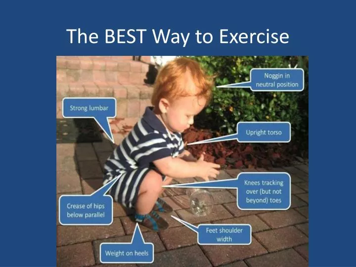 the best way to exercise