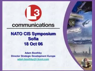 NATO CIS Symposium Sofia 18 Oct 06