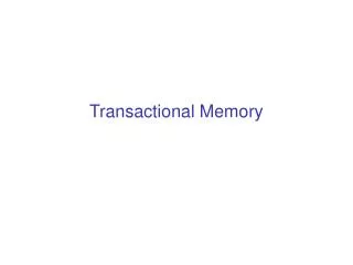 transactional memory