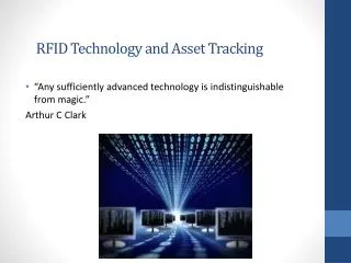 RFID Technology and Asset Tracking