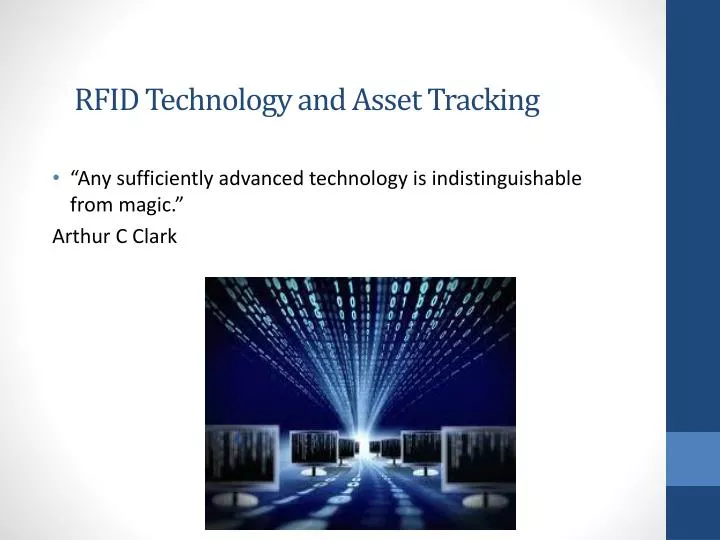 rfid technology and asset tracking