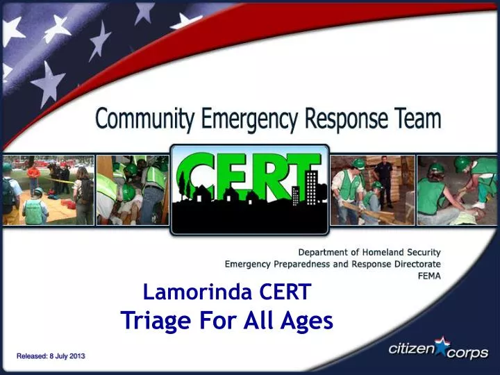 lamorinda cert triage for all ages