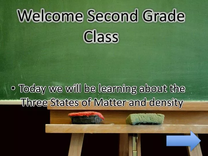 welcome second grade class