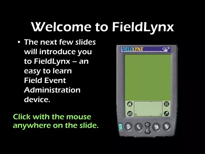 welcome to fieldlynx
