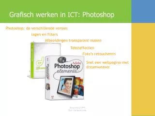 grafisch werken in ict photoshop