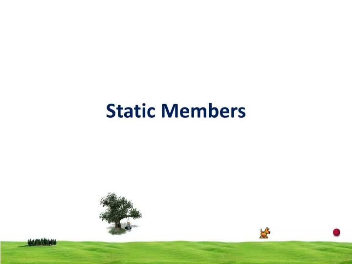 static members