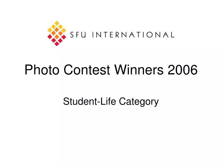 photo contest winners 2006