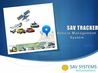 SAV TRACKER Vehicle Management System