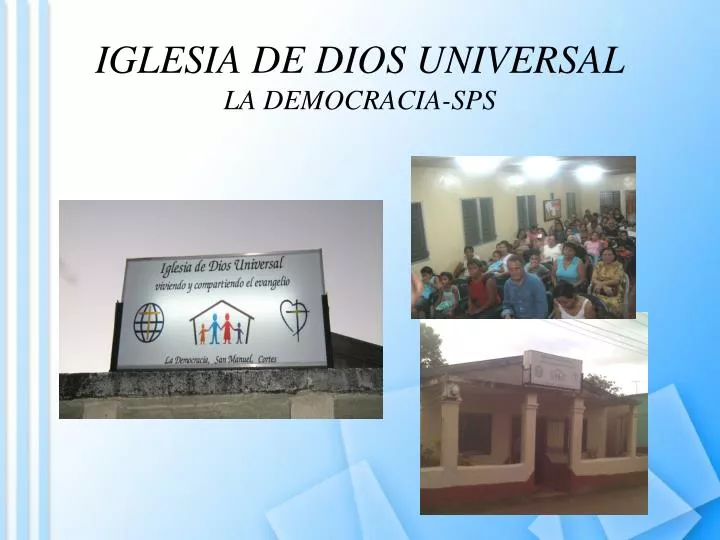 iglesia de dios universal la democracia sps