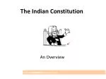 The Indian Constitution - slide 1
