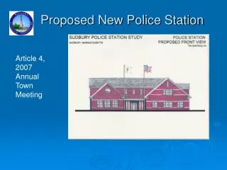 Proposed New Police Station