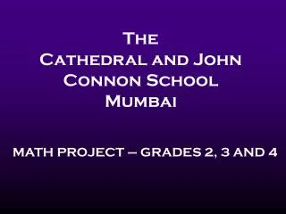 The Cathedral and John Connon School Mumbai