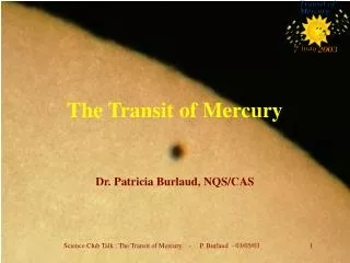 The Transit of Mercury