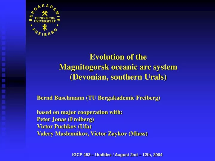 evolution of the magnitogorsk oceanic arc system devonian southern urals