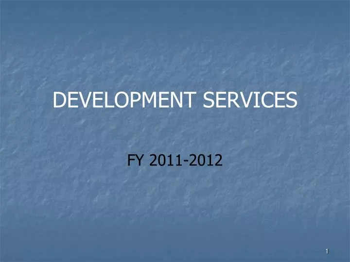 development services