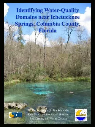 Identifying Water-Quality Domains near Ichetucknee Springs, Columbia County, Florida