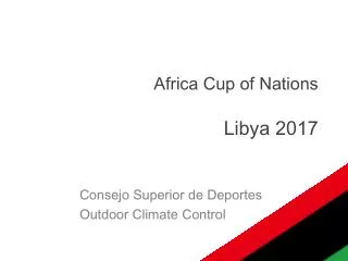 Africa Cup of Nations Libya 2017