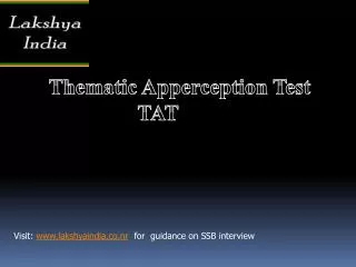 Thematic Apperception Test TAT