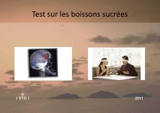 test sur les boissons sucr es