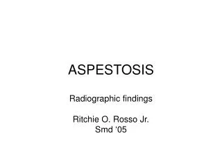aspestosis